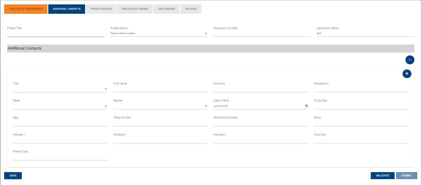 Additional Contacts