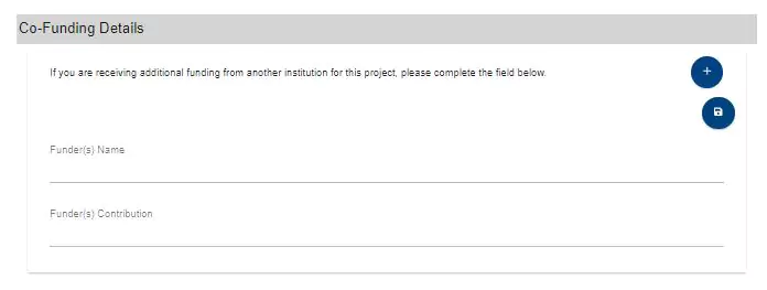 Co-Funding Details