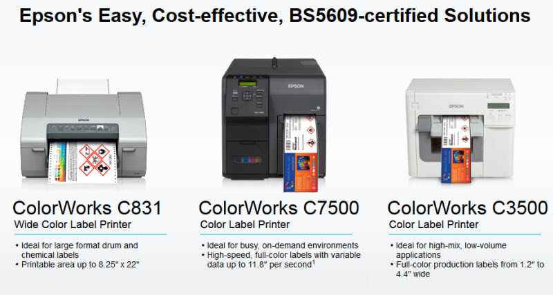 GHS and BS5609 Certified Digital Labels